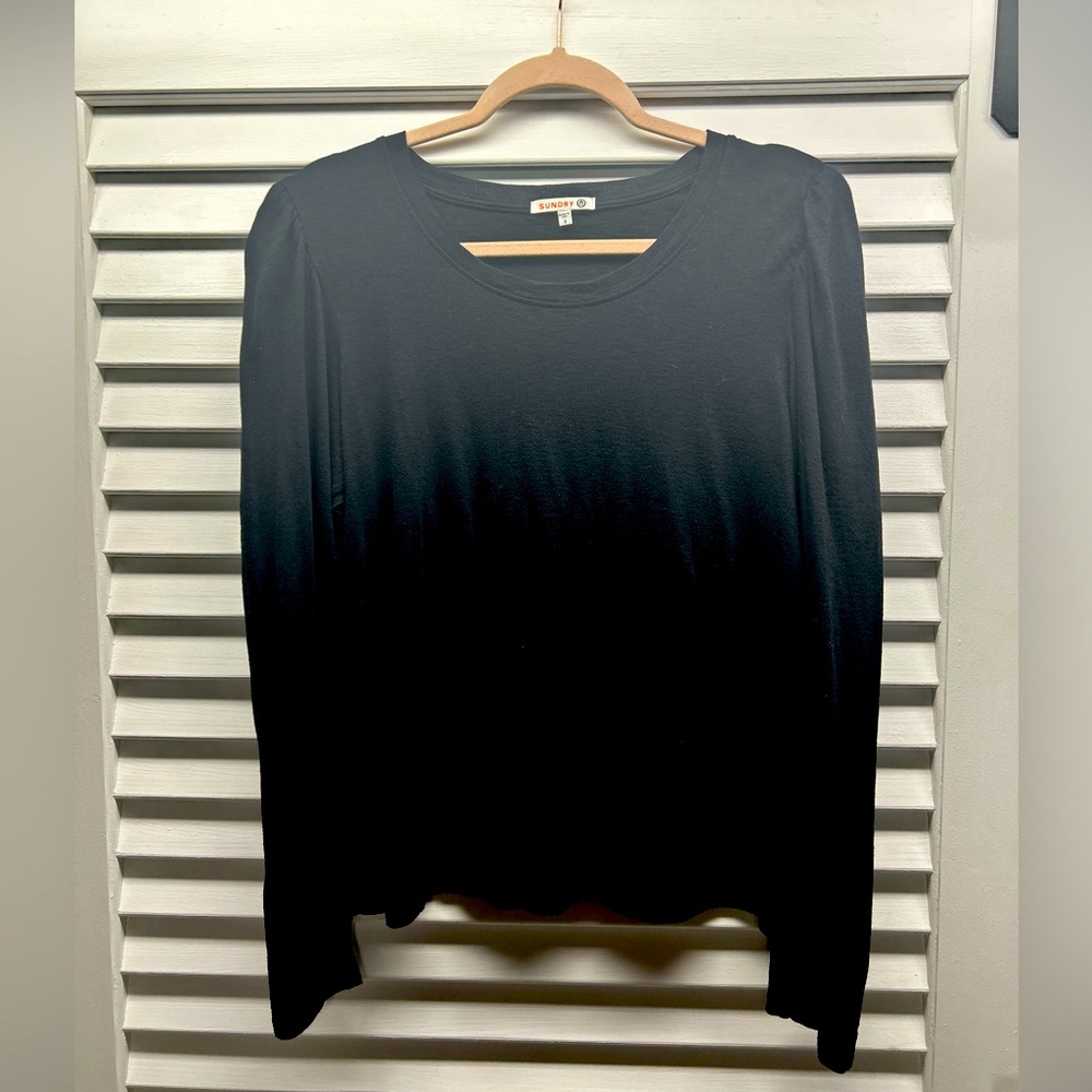 Sundry Long Sleeve Princess Shoulder Tshirt
